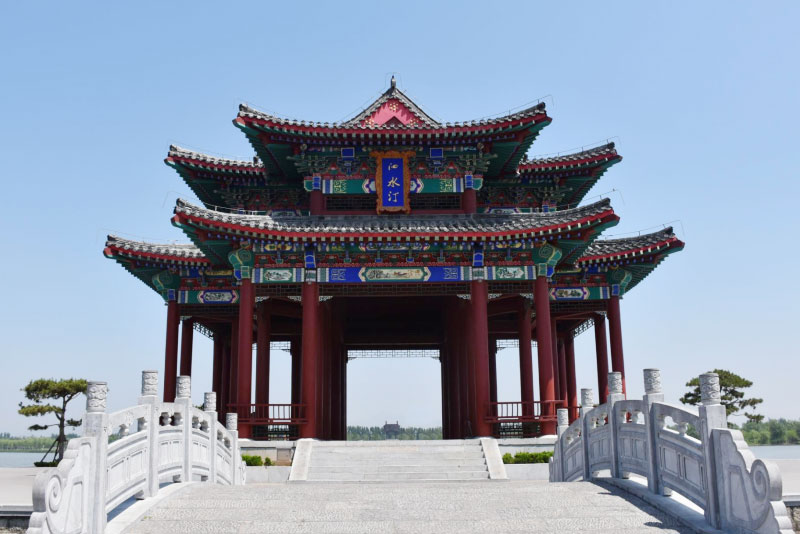 泗水縣泗河景觀南岸古建工程